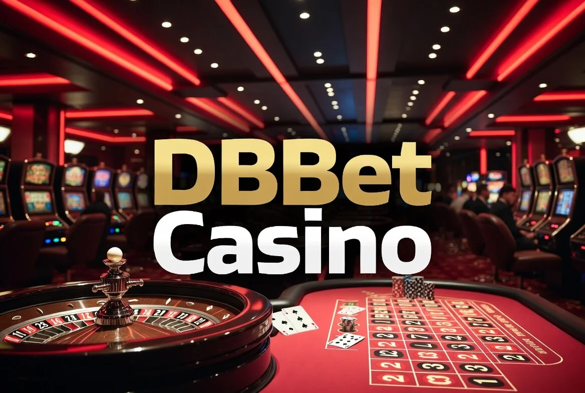 DBBet uz kazino va sport platformasining bosh sahifasi ko‘rinishi